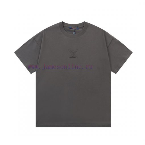 Louis Vuitton/Louis Vuitton 3D Embossed Short Sleeved ShirtExquisite Upgraded Logo Logo Inspire p6wzfvhq - Image 2
