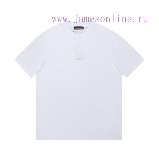 Louis Vuitton/Louis Vuitton 3D Embossed Short Sleeved ShirtExquisite Upgraded Logo Logo Inspire u7huom4p - Image 2