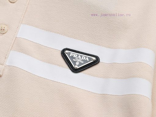 PRADA Collar Triangle Logo Polo ShirtUpgraded Inspired By Retro 80sOriginal Fabric Official Sam dpd2e9st - Image 7