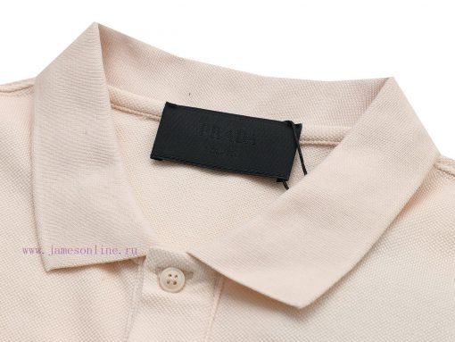 PRADA Collar Triangle Logo Polo ShirtUpgraded Inspired By Retro 80sOriginal Fabric Official Sam dpd2e9st - Image 8
