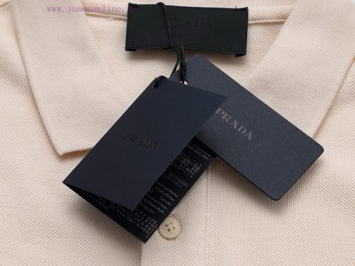 PRADA Collar Triangle Logo Polo ShirtUpgraded Inspired By Retro 80sOriginal Fabric Official Sam dpd2e9st - Image 9