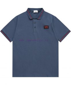 BurberryThick Adhesive Letter Polo ShirtUpgraded Inspired By Retro 80sOriginal Fabric Official wy9srxq3