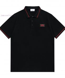 BurberryThick Adhesive Letter Polo ShirtUpgraded Inspired By Retro 80sOriginal Fabric Official p4otkt5e