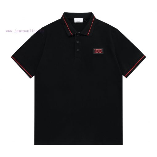 BurberryThick Adhesive Letter Polo ShirtUpgraded Inspired By Retro 80sOriginal Fabric Official p4otkt5e