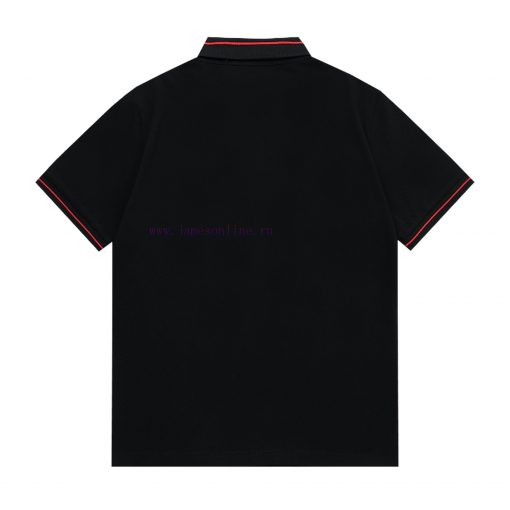 BurberryThick Adhesive Letter Polo ShirtUpgraded Inspired By Retro 80sOriginal Fabric Official p4otkt5e - Image 3