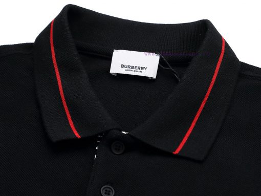 BurberryThick Adhesive Letter Polo ShirtUpgraded Inspired By Retro 80sOriginal Fabric Official p4otkt5e - Image 6