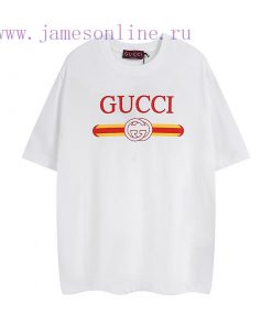 All Year In Stock Gucci Orange Stripe Empty G Printed Short Sleeved Shirt Not Taken Off The She yk6pf78c
