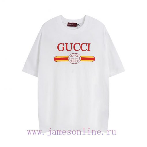 All Year In Stock Gucci Orange Stripe Empty G Printed Short Sleeved Shirt Not Taken Off The She yk6pf78c - Image 2