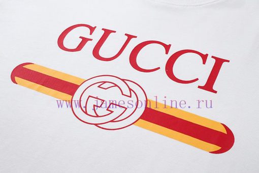 All Year In Stock Gucci Orange Stripe Empty G Printed Short Sleeved Shirt Not Taken Off The She yk6pf78c - Image 6