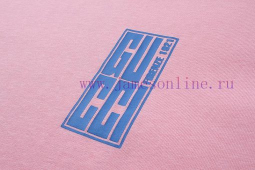 GUCCI 2024SS New Rectangular Printed Couple's Short Sleeved T-shirt In Stock All Year Round 24s xzs576bl - Image 7