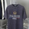 Balenciaga 25SS Early Spring New Graffiti Vintage Wheat Ear Print Short SleeveLight Luxury Fash dhtngmg9