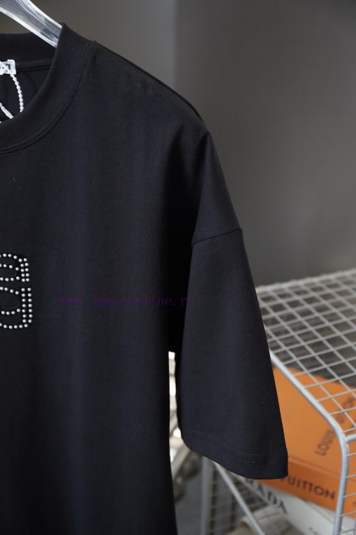 Alexarde * Wang 25SS Early Spring New Style Three Dimensional Suede Plush Letter Pearl Diamond vpg0o9gl - Image 5