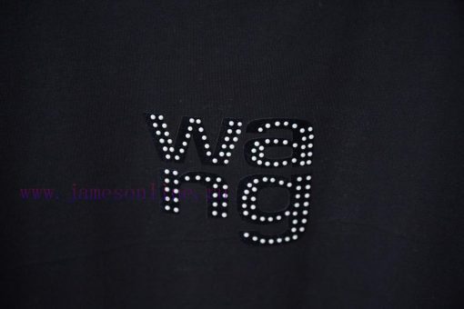 Alexarde * Wang 25SS Early Spring New Style Three Dimensional Suede Plush Letter Pearl Diamond vpg0o9gl - Image 6