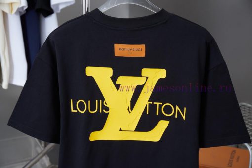 Louis Vuitton 25SS Early Spring New Style 3D Rubber Grinding Foam Woglue Short SleeveLight Luxu mu7fcvo9 - Image 7