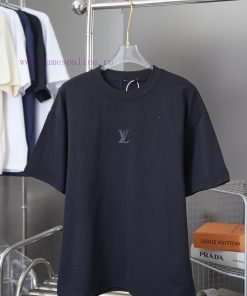 Louis Vuitton 25SS Early Spring New Item Back With Velcro LV Short Sleeved ShirtLight Luxury Fa irxjd979