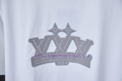Louis Vuitton 25SS Early Spring New Item With Adhesive Tape And Diamond Short SleevesLight Luxu 2982r1l1 - Image 6