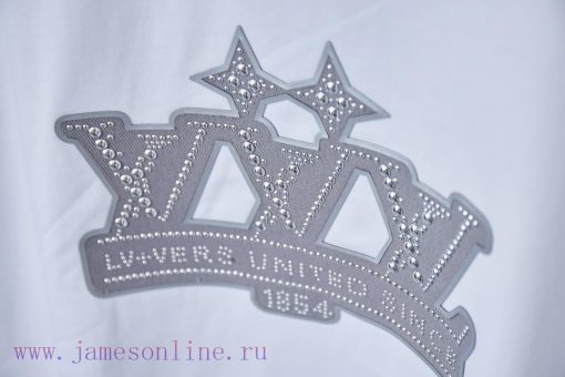 Louis Vuitton 25SS Early Spring New Item With Adhesive Tape And Diamond Short SleevesLight Luxu 2982r1l1 - Image 7