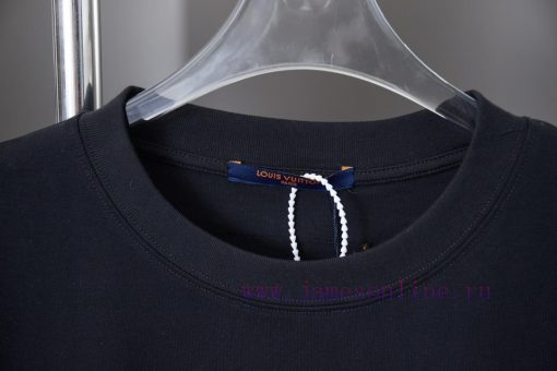 Louis Vuitton 25SS Early Spring New Item With Adhesive Tape And Diamond Short SleevesLight Luxu zktr4g21 - Image 4