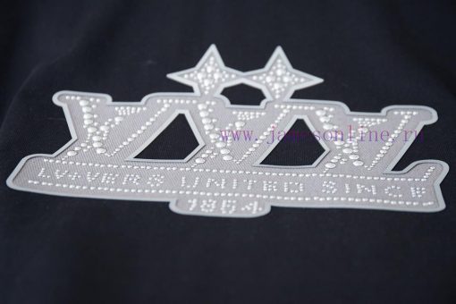 Louis Vuitton 25SS Early Spring New Item With Adhesive Tape And Diamond Short SleevesLight Luxu zktr4g21 - Image 6