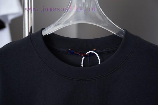 Louis Vuitton 25SS Early Spring New Color Line Letter Printed Short Sleeved ShirtLight Luxury F olrazjus - Image 4