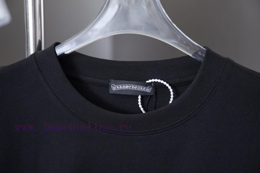 Chrome Hearte 25SS Early Spring New Graffiti Hand-painted Cross Print Short Sleeved ShirtLight zfazaf7n - Image 4