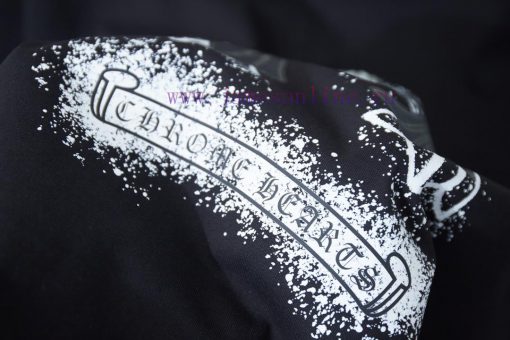 Chrome Hearte 25SS Early Spring New Graffiti Hand-painted Cross Print Short Sleeved ShirtLight zfazaf7n - Image 8