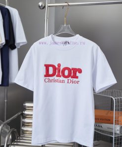 Dior 25SS Early Spring New Film Foam Letter Logo Printed Short SleeveLight Luxury Fashion Is A x00ump8h