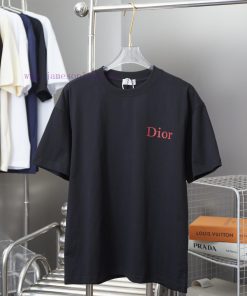 Christian Dior 25SS Early Spring New Style 3D Velcro Letter Logo Printed Short SleeveLight Luxu v5r8l84i