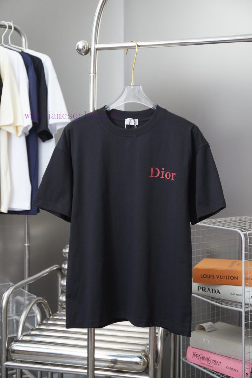 Christian Dior 25SS Early Spring New Style 3D Velcro Letter Logo Printed Short SleeveLight Luxu v5r8l84i