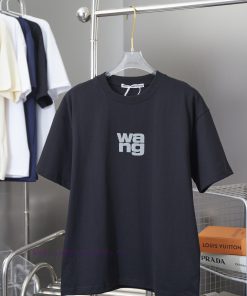 Alexarde * Wang 25SS Early Spring New Three-dimensional Foam Printed Short Sleeved ShirtLight L jig85yhd