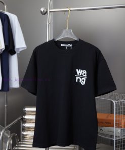 Alexarde * Wang 25SS Early Spring New Graffiti Hand-painted Letter Logo Printed Short Sleeved S v9zdtant