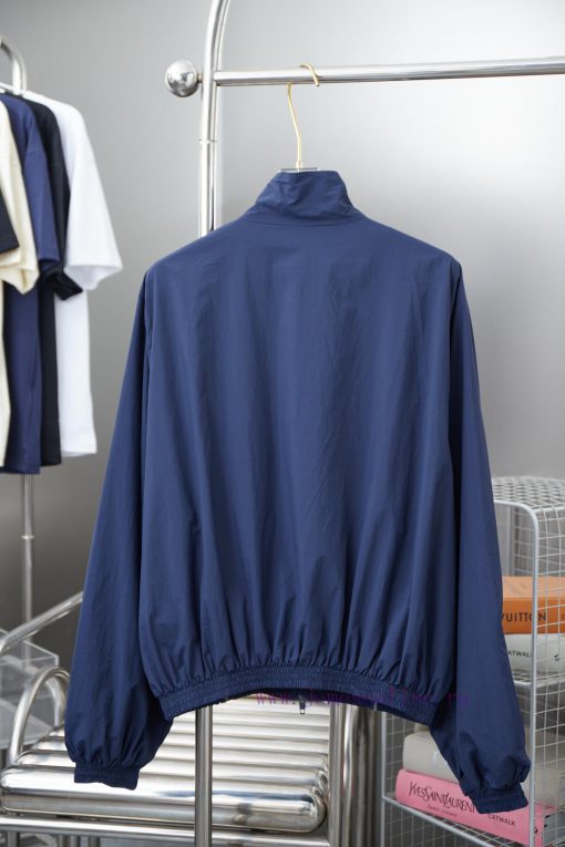 𝘽𝘼𝙇* 𝙉𝘾𝙄𝘼𝙂𝘼 25SS Navy Blue Half Ring Embroidered Reflective Strip Submachine JacketLight Luxury m31n8bgt - Image 3