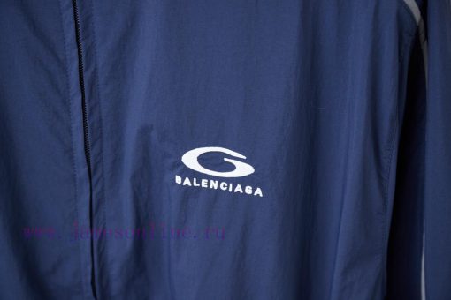 𝘽𝘼𝙇* 𝙉𝘾𝙄𝘼𝙂𝘼 25SS Navy Blue Half Ring Embroidered Reflective Strip Submachine JacketLight Luxury m31n8bgt - Image 6