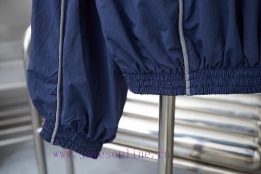 𝘽𝘼𝙇* 𝙉𝘾𝙄𝘼𝙂𝘼 25SS Navy Blue Half Ring Embroidered Reflective Strip Submachine JacketLight Luxury m31n8bgt - Image 7