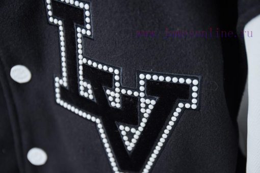Louis Vuitton 25SS Hollow Out Hot Diamond Splicing Sleeve Baseball JacketLight Luxury Fashion I kqtyov99 - Image 6