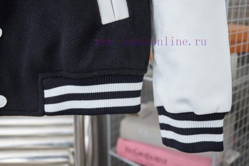 Louis Vuitton 25SS Hollow Out Hot Diamond Splicing Sleeve Baseball JacketLight Luxury Fashion I kqtyov99 - Image 7