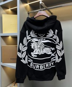 Burberry War Horse Equestrian Knight Printed Cotton Hoodie BUR Ace Sharp Goods Town Store Treas xnjqup4m