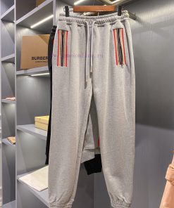 Burberry New Color Scheme ️ Decorative Striped Sports Casual Pants Long PantsBUR Flagship Premi 16gop34z