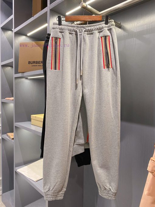 Burberry New Color Scheme ️ Decorative Striped Sports Casual Pants Long PantsBUR Flagship Premi 16gop34z - Image 2
