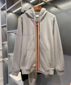 Burberry New Color Scheme ️ Decorative Striped Sports JacketBUR Flagship Premium Products The T qy6gnbcd