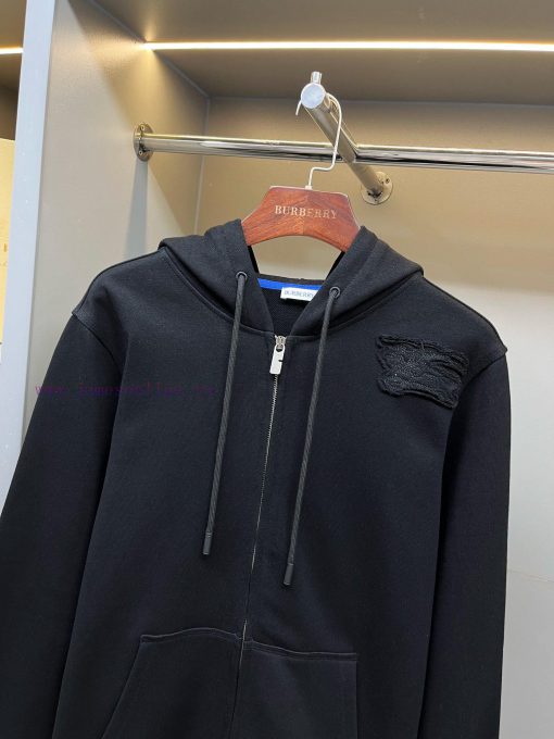 BUR Equestrian Knight Embroidered Label Cotton Hoodie Zipper CoatBUR's Flagship ChannelInstantl kyl3jo1f - Image 3