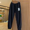 Burberry TB Exclusive Logo Pattern Cotton Loose Sport Casual PantsBUR's Flagship Product The Tr e9l3yxke