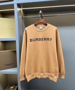 Burberry Micro Label Overlapping Printed Round Neck HoodieLate Arrivals Of Good Products And St 3wv4couf