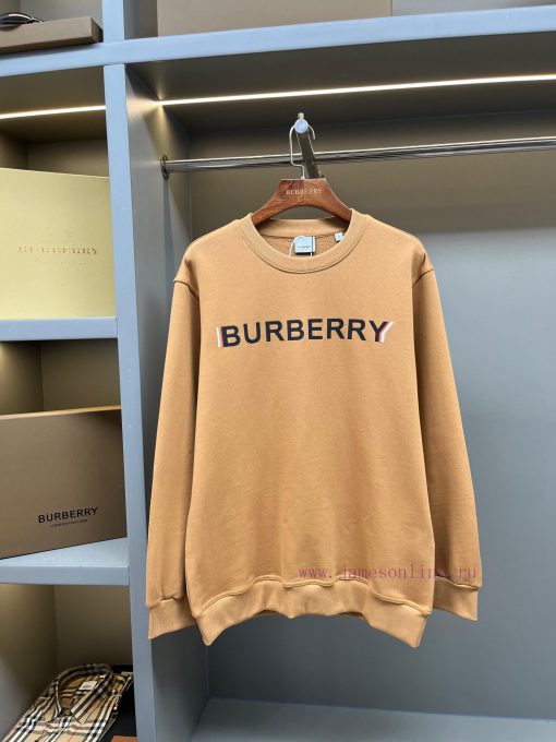 Burberry Micro Label Overlapping Printed Round Neck HoodieLate Arrivals Of Good Products And St 3wv4couf