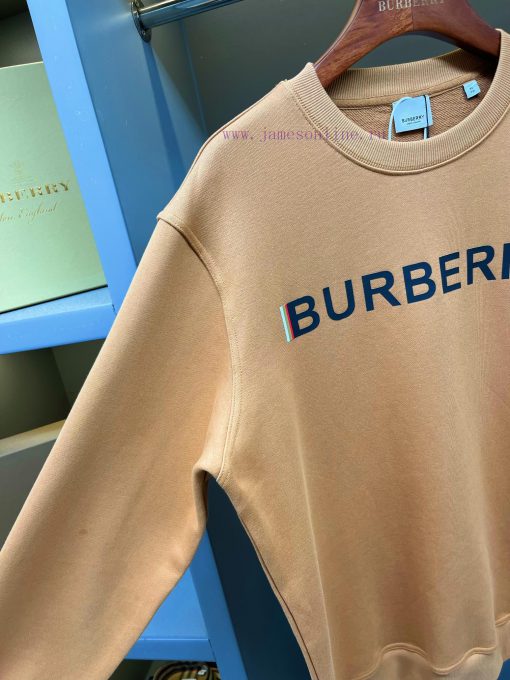 Burberry Micro Label Overlapping Printed Round Neck HoodieLate Arrivals Of Good Products And St 3wv4couf - Image 6
