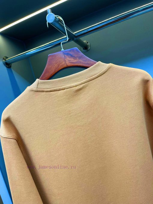 Burberry Micro Label Overlapping Printed Round Neck HoodieLate Arrivals Of Good Products And St 3wv4couf - Image 9