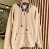 Burberry Plaid Cotton Blend Zipper Hooded Sweatshirt JacketBUR Flagship Premium Products The Tr bci2zr4a