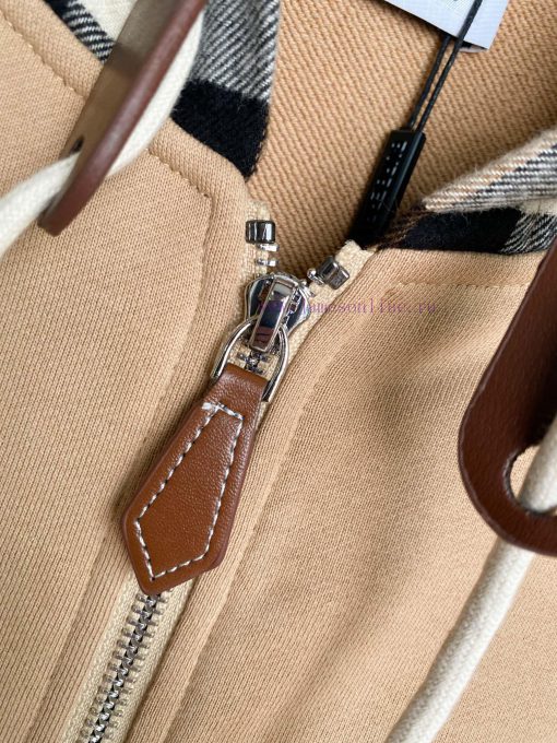 Burberry Plaid Cotton Blend Zipper Hooded Sweatshirt JacketBUR Flagship Premium Products The Tr bci2zr4a - Image 7