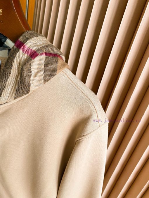 Burberry Plaid Cotton Blend Zipper Hooded Sweatshirt JacketBUR Flagship Premium Products The Tr bci2zr4a - Image 8