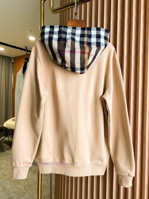 Burberry Plaid Cotton Blend Zipper Hooded Sweatshirt JacketBUR Flagship Premium Products The Tr bci2zr4a - Image 10